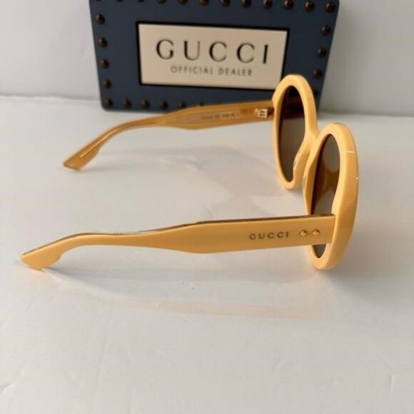 ? - New Authentic GUCCI GG1081S 004 Round Sunglasses main image 12